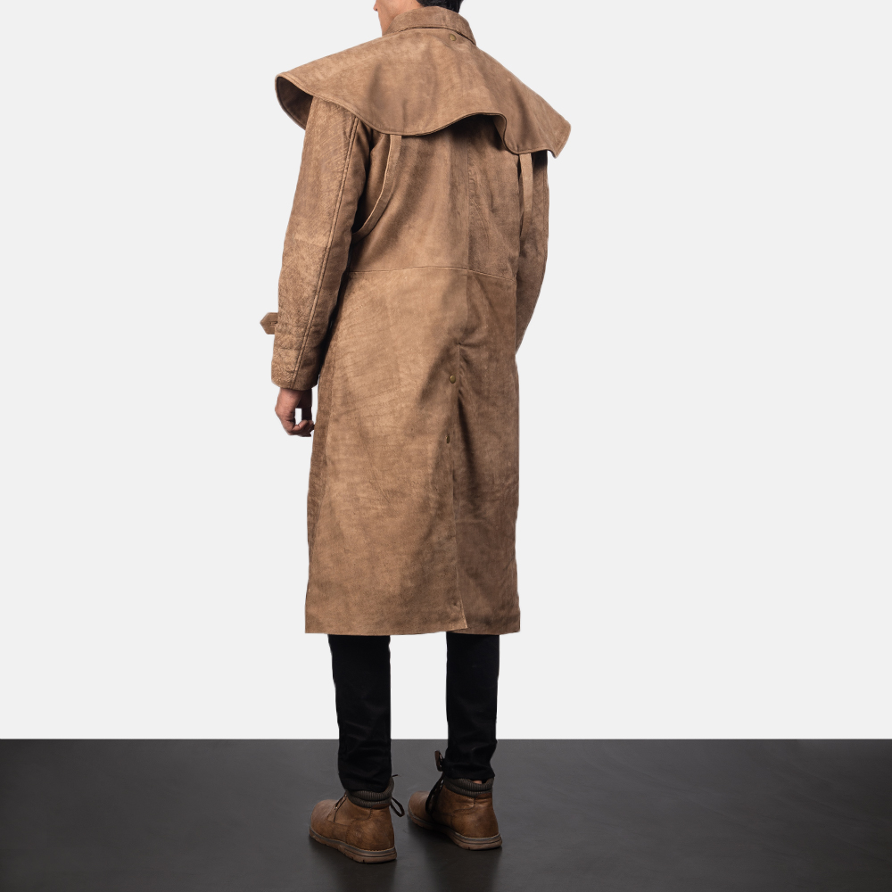 Leather duster clearance for men